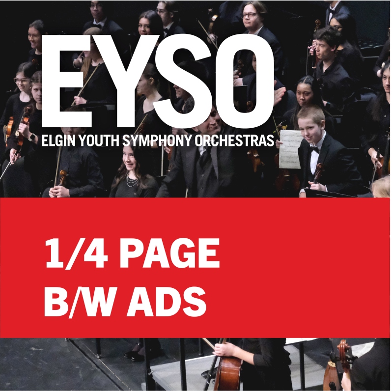1/4 Page B/W Ads